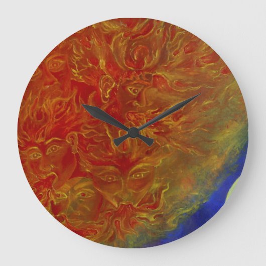 Uhr von der Sonne. (Vorderseite)