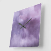 Uhr - Wasserfarbenpuren (Winkel)