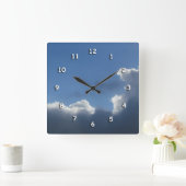 Uhr - Wolken mit Silber-Lining (Zuhause)