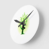 Uhr, Yoga Runde Wanduhr (Winkel)