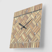 Uhr - Ziegelmuster (Winkel)