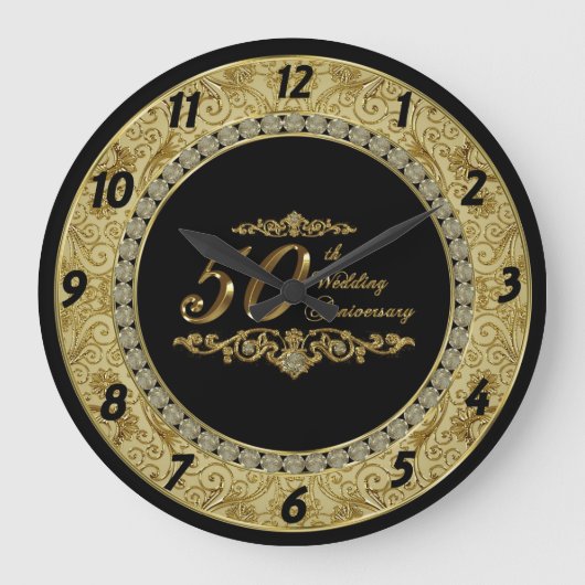 Uhr zum 50. Hochzeitstag (Vorderseite)