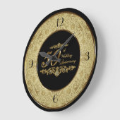 Uhr zum 50. Hochzeitstag (Winkel)