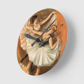 Uhr "Zwei Ballerinas" (Winkel)