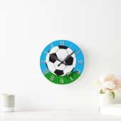 Uhren für Fußballfans Mit Monogramm / Fußball (Zuhause)