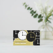 Uhren, Horologe Visitenkarte (Stehend Vorderseite)