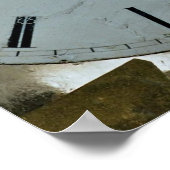 Uhren in Eis Poster (Ecke)