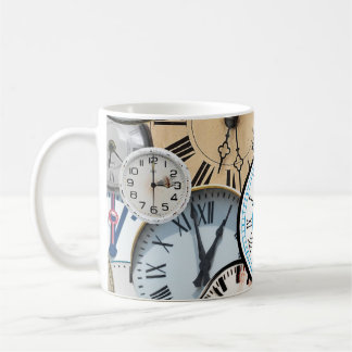 Uhren Kaffee Tasse