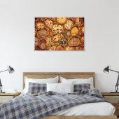 Uhren Leinwanddruck (Insitu (Schlafzimmer))