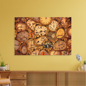 Uhren Leinwanddruck (Insitu (Wohnzimmer))