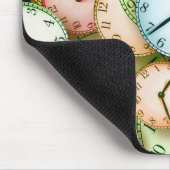 Uhren Office Work School Club Shop Mousepad (Ecke)