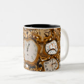 Uhren Office Work School Club Shop Zweifarbige Tasse (VorderseiteRechts)