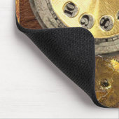 Uhren rostige alte Steampunk Kunst Mousepad (Ecke)