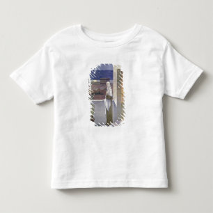 Uhren St. Genevieve über der Schlafenstadt Kleinkind T-shirt