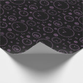 Uhren & Zahnräder Geschenkpapier (Ecke)