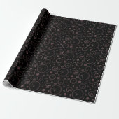 Uhren & Zahnräder Geschenkpapier (Ungerollt)