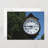 Uhrenbahn sq. Santa Rosa, Ca. Postkarte (Vorne/Hinten)