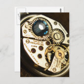 Uhrenbewegung Postkarte (Vorne/Hinten)