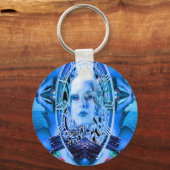 Uhrenblau Schlüsselanhänger (Vorderseite)