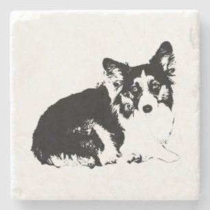 Uhrender Charm in Tinte Steinuntersetzer