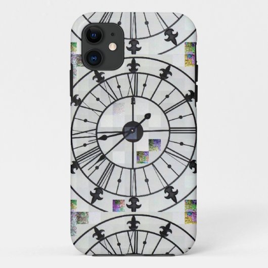 Uhrendesign Case-Mate iPhone Hülle (Rückseite)