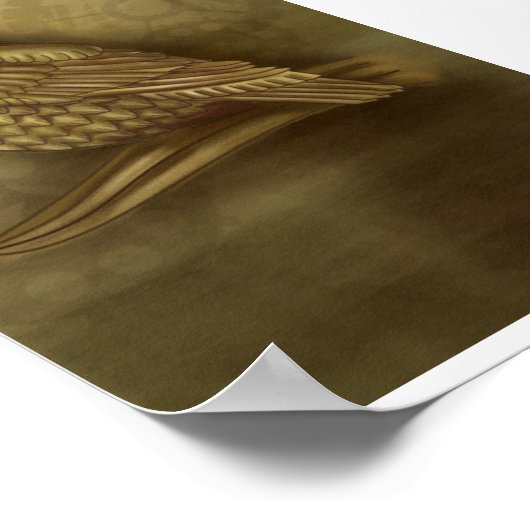 Uhrenhandschuh Poster (Ecke)