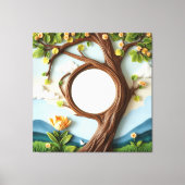 Uhrenkunst Leinwanddruck (Vorderseite)