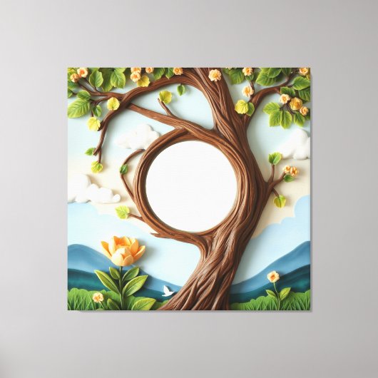 Uhrenkunst Leinwanddruck (Vorderseite)