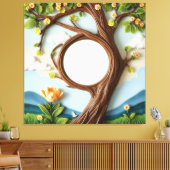 Uhrenkunst Leinwanddruck (Insitu (Wohnzimmer))