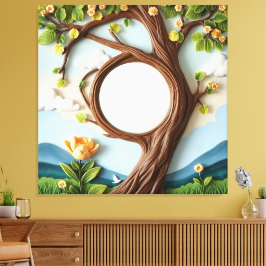 Uhrenkunst Leinwanddruck (Insitu (Wohnzimmer))