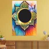 Uhrenkunst Leinwanddruck (Insitu (Wohnzimmer))