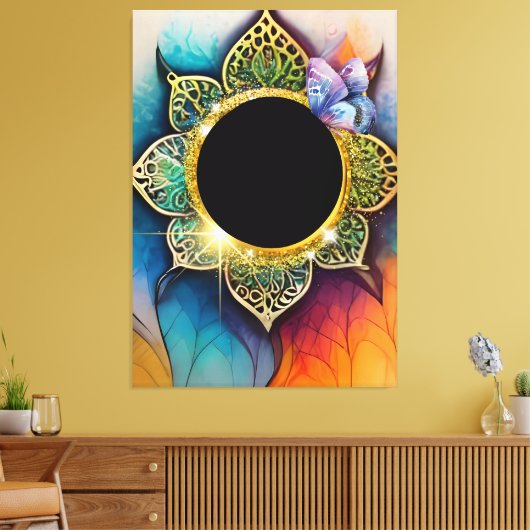 Uhrenkunst Leinwanddruck (Insitu (Wohnzimmer))