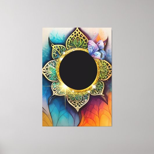 Uhrenkunst Leinwanddruck (Vorderseite)