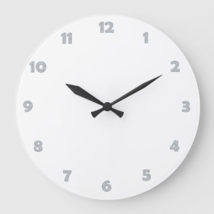 Uhrenspitzennummern - Wassertropfen Große Wanduhr