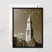 Uhrenturm für kundenspezifisches Haus Postkarte (Vorne/Hinten)