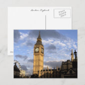 Uhrenturm Postkarte (Vorne/Hinten)