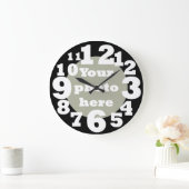 Uhrenvorlage mit großen Zahlen Große Wanduhr (Zuhause)