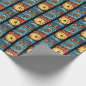 Uhrenwelt Geschenkpapier (Ecke)