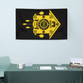 Uhrenzeit zum Geburtstag glücklich Banner (Messeveranstaltung)