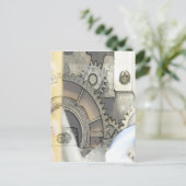 Uhrfarbenkarte Postkarte (Stehend Vorderseite)