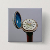 Uhrgerätstock (Cloisonneemail) Button (Vorderseite)