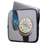 Uhrgerätstock (Cloisonneemail) Laptopschutzhülle (Vorderseite Links)