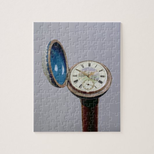 Uhrgerätstock (Cloisonneemail) Puzzle (Vertikal)