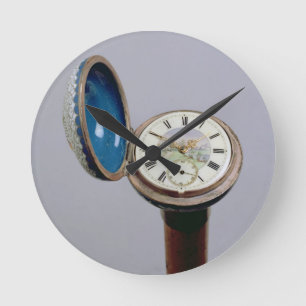Uhrgerätstock (Cloisonneemail) Runde Wanduhr