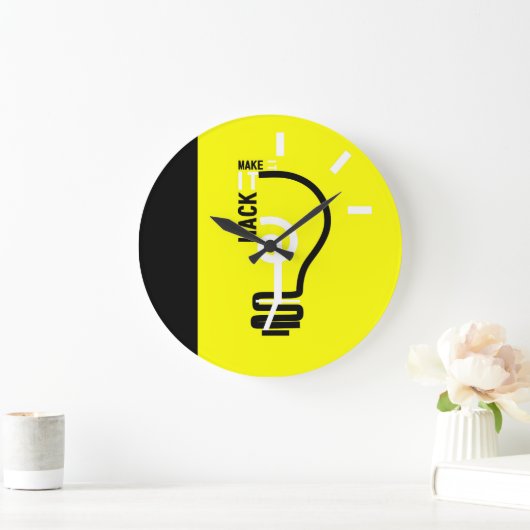 Uhrhack it Make it V1 Große Wanduhr (Zuhause)