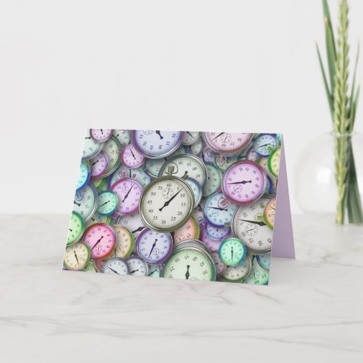 Uhrkarte Karte (Vorderseite)