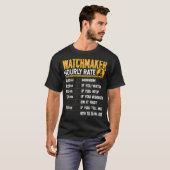 Uhrmacher-Horologe T-Shirt (Vorne ganz)