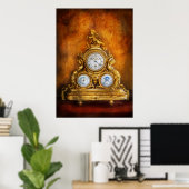 Uhrmacher - Jeder hat Zeit Poster (Heimbüro)