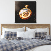 Uhrmacher - Raumzeit Leinwanddruck (Insitu (Schlafzimmer))