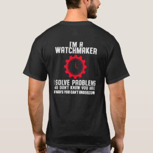 Uhrmacher Uhrenmacher-Uhrenmacher Prof. T-Shirt